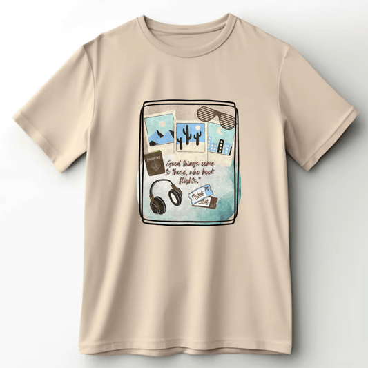 Book Flights Unisex Classic Crew T-Shirt