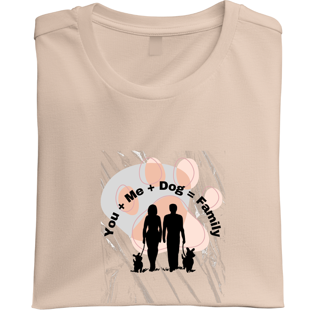 You +Me+ Dog + Family Unisex Classic Crew T-Shirt