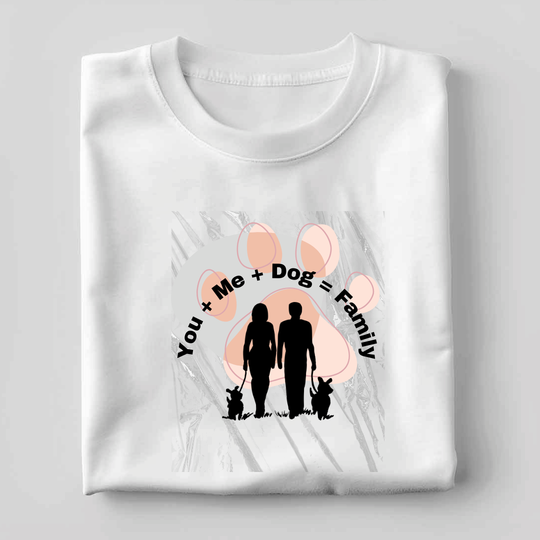You +Me+ Dog + Family Unisex Classic Crew T-Shirt