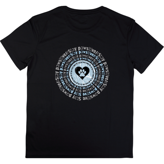 Stay Pawsitive Unisex Classic Crew T-Shirt