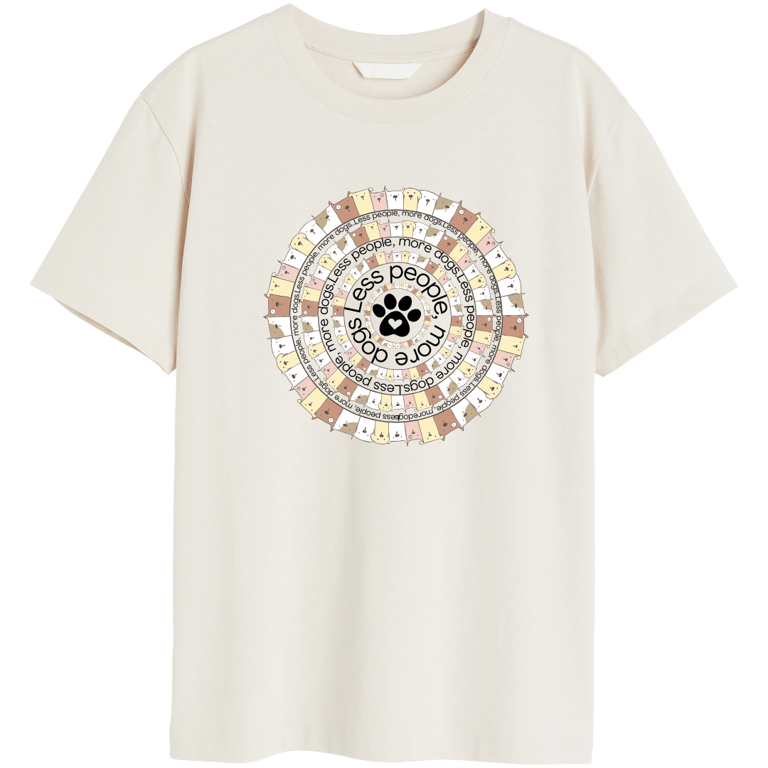 More Dog less People Unisex Classic Crew T-Shirt