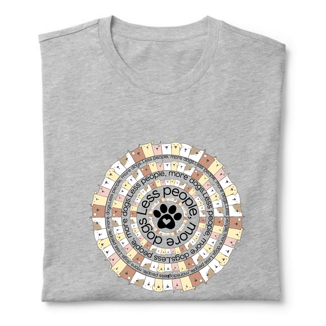 More Dog less People Unisex Classic Crew T-Shirt