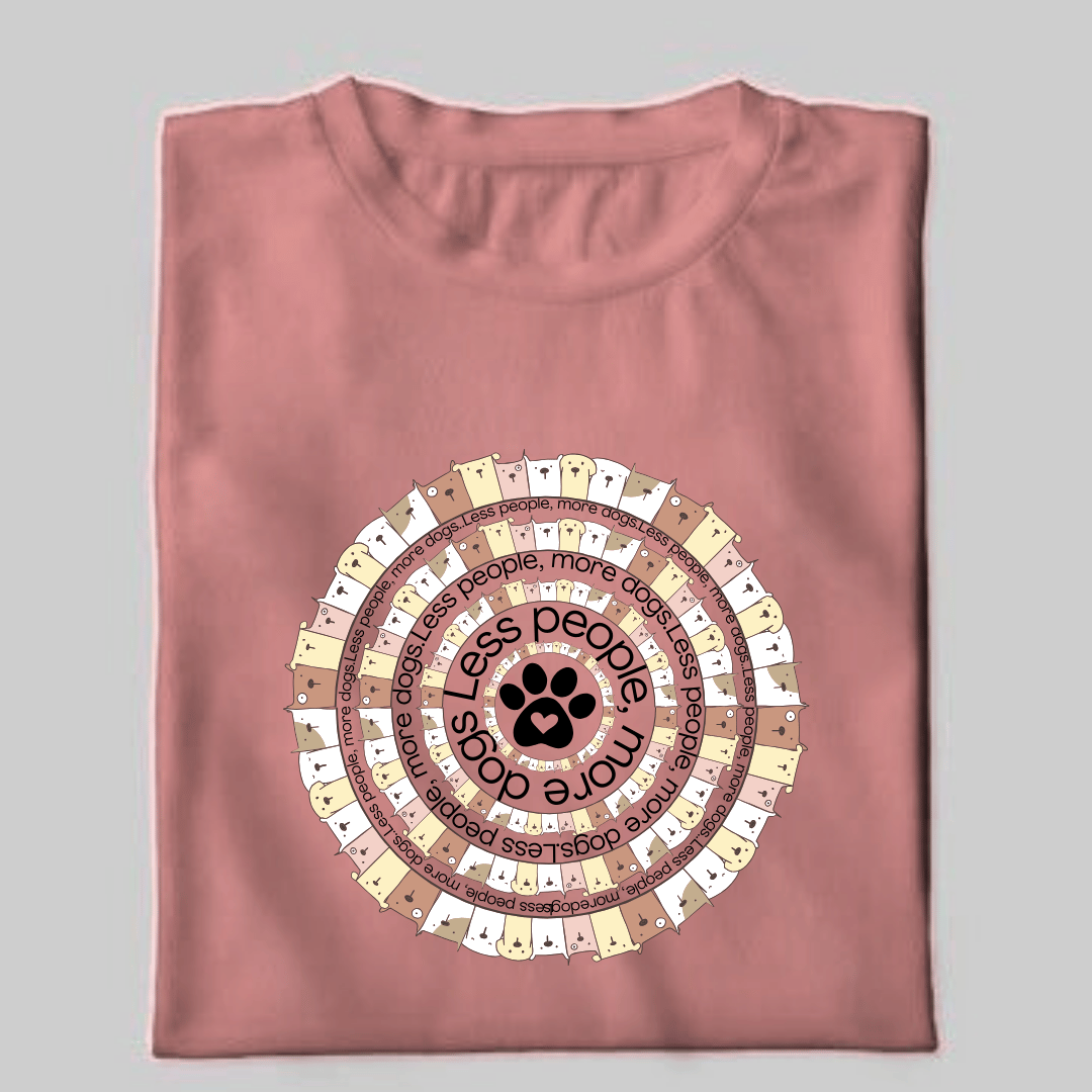 More Dog less People Unisex Classic Crew T-Shirt
